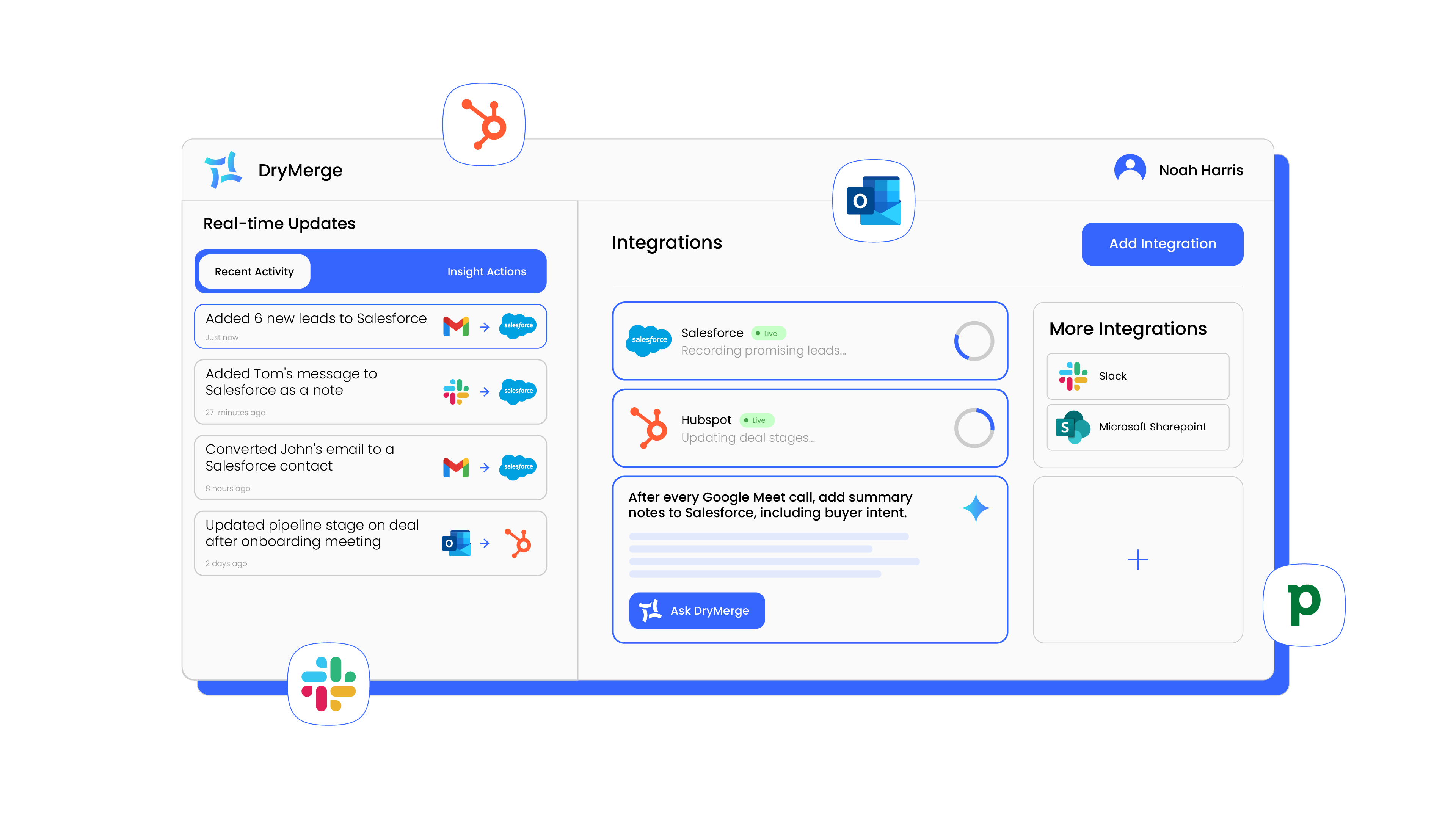 DryMerge CRM Automation